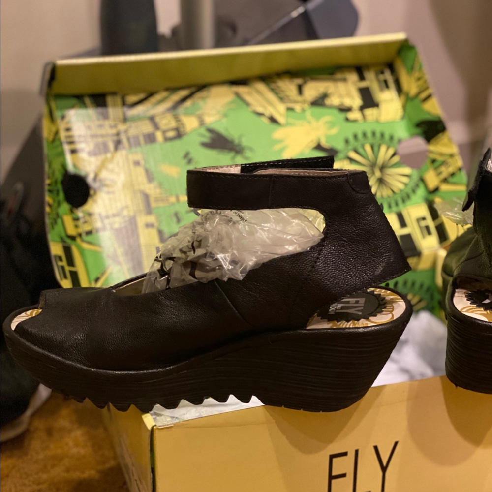 Wedges by fly London  very comfy and stylish.